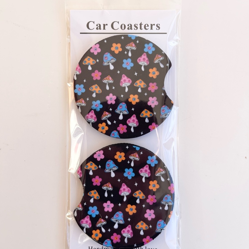 Neoprene Car Coasters / Set of Two